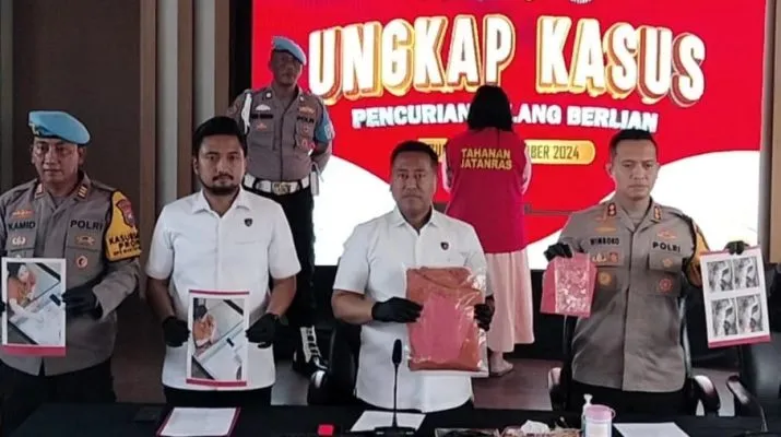 Datang ke Surabaya Untuk Curi Emas di PTC, Wanita Ini Viral Berhasil Dibekuk Jatanras Polrestabes Surabaya