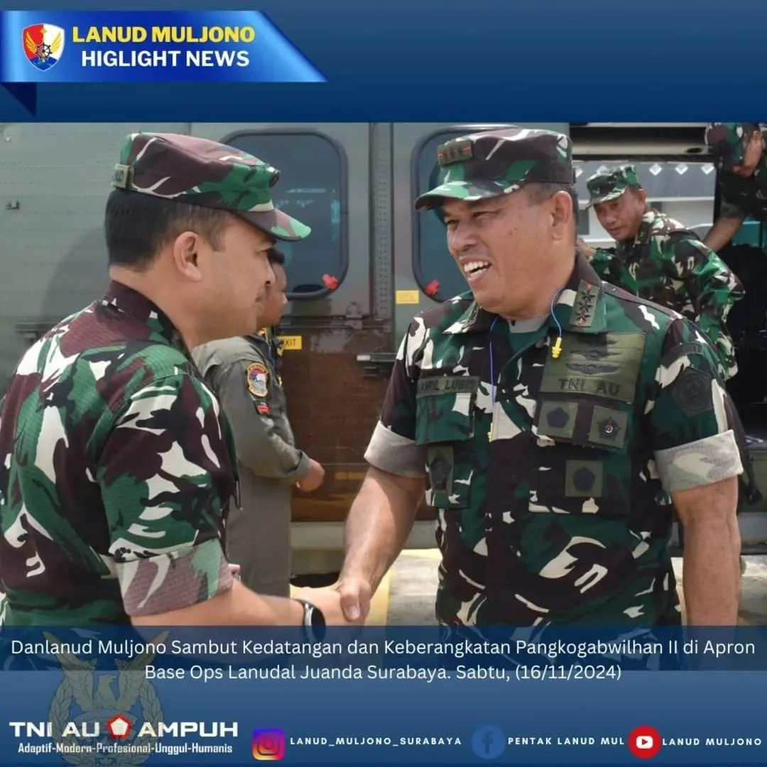 Danlanud Muljono Memperkuat Kemitraan dan Kerja Sama Antara TNI dan Australian Defence Force