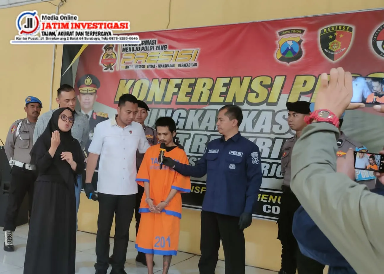 Satreskrim Polresta Sidoarjo Ungkap Kasus Pembunuhan di Waru, Seorang Anak yang Tega Habisi Ibu Kandungnya
