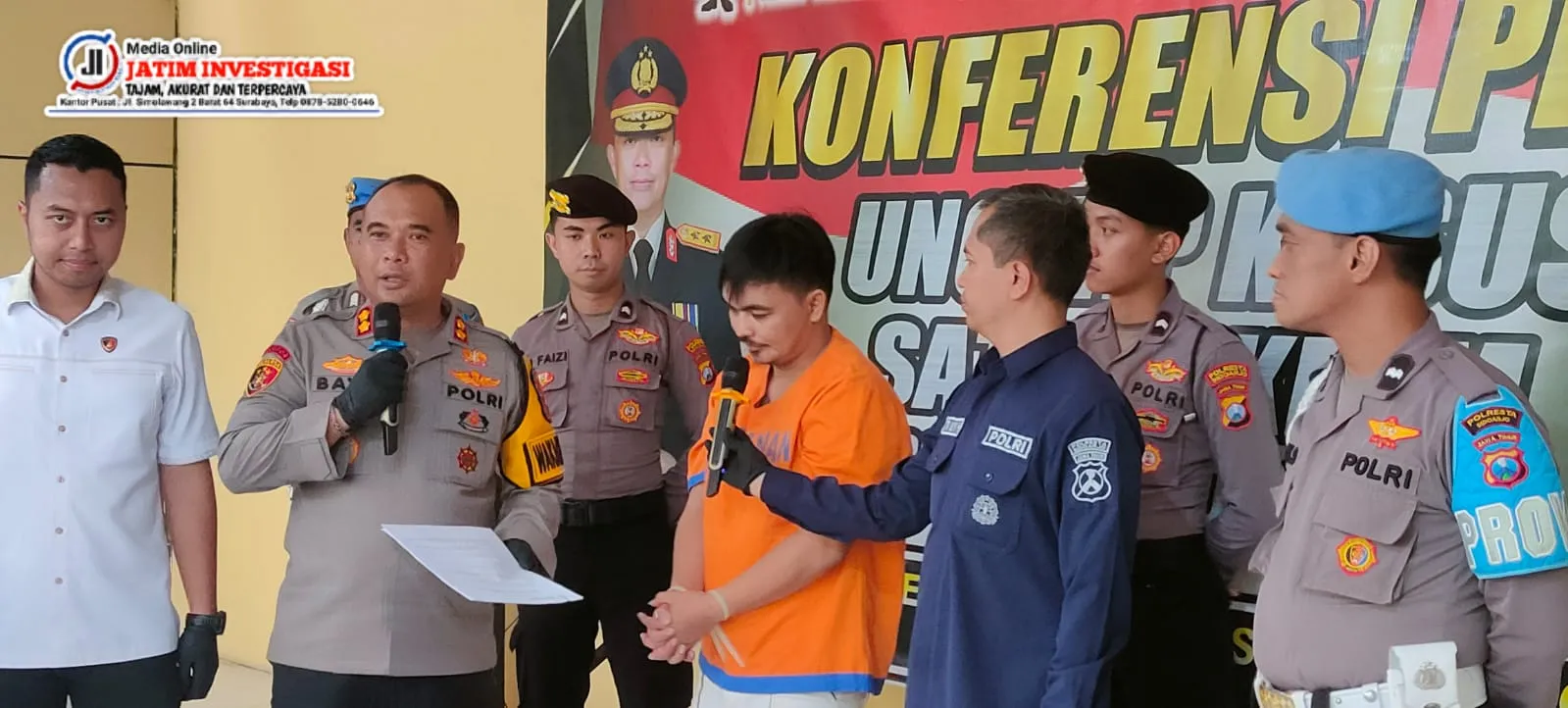 Pelaku Curanmor Asal Kediri Berhasil Dibekuk Satreskrim Polresta Sidoarjo