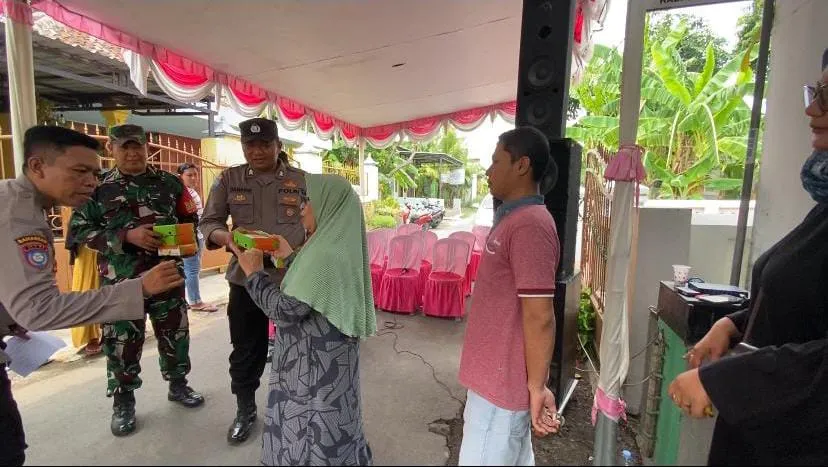 Tarik Animo Warga Datang ke TPS, Polresta Sidoarjo Siapkan Makan Gratis