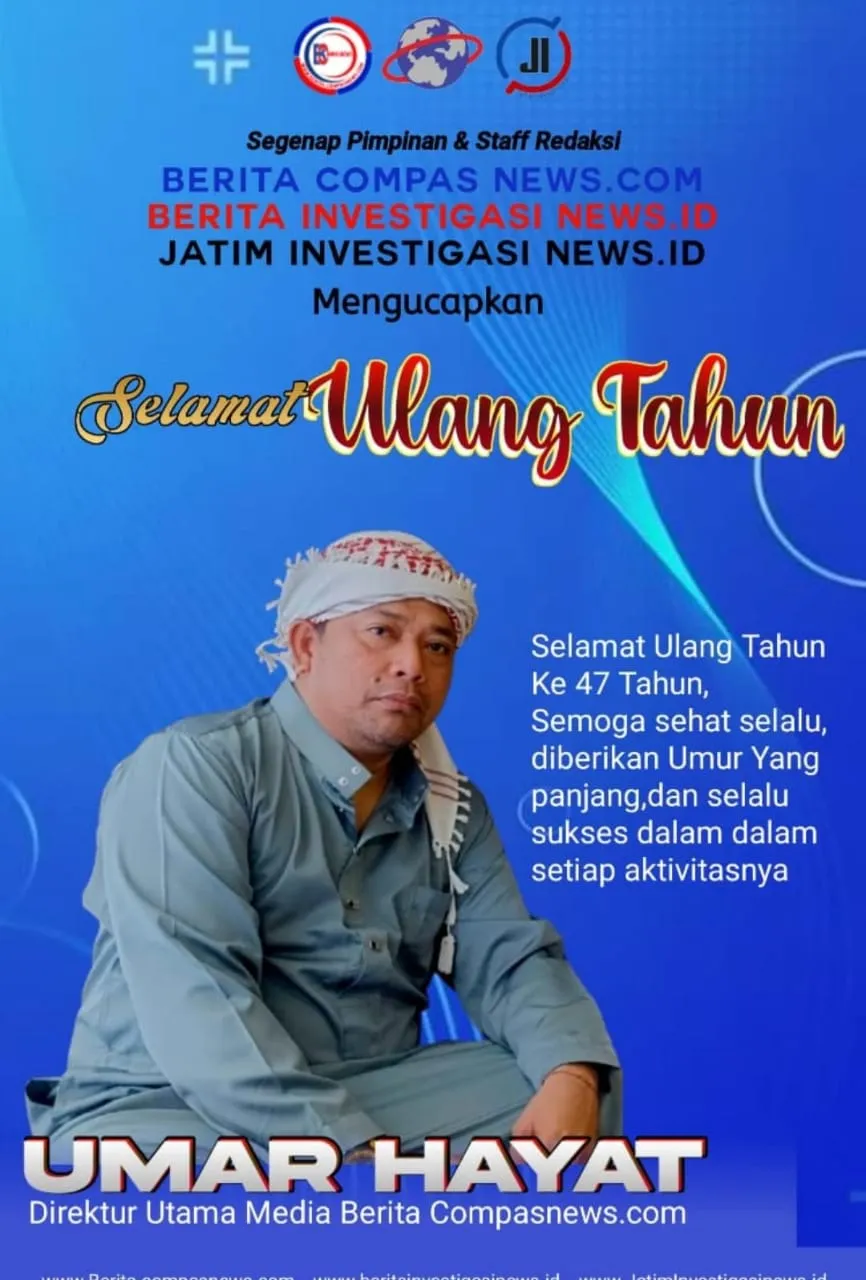 Selamat HUT ke- 47 Tahun Pimpinan Direktur Utama Jatiminvestigasinews.id, Semoga Selalu Menjadi Terbaik