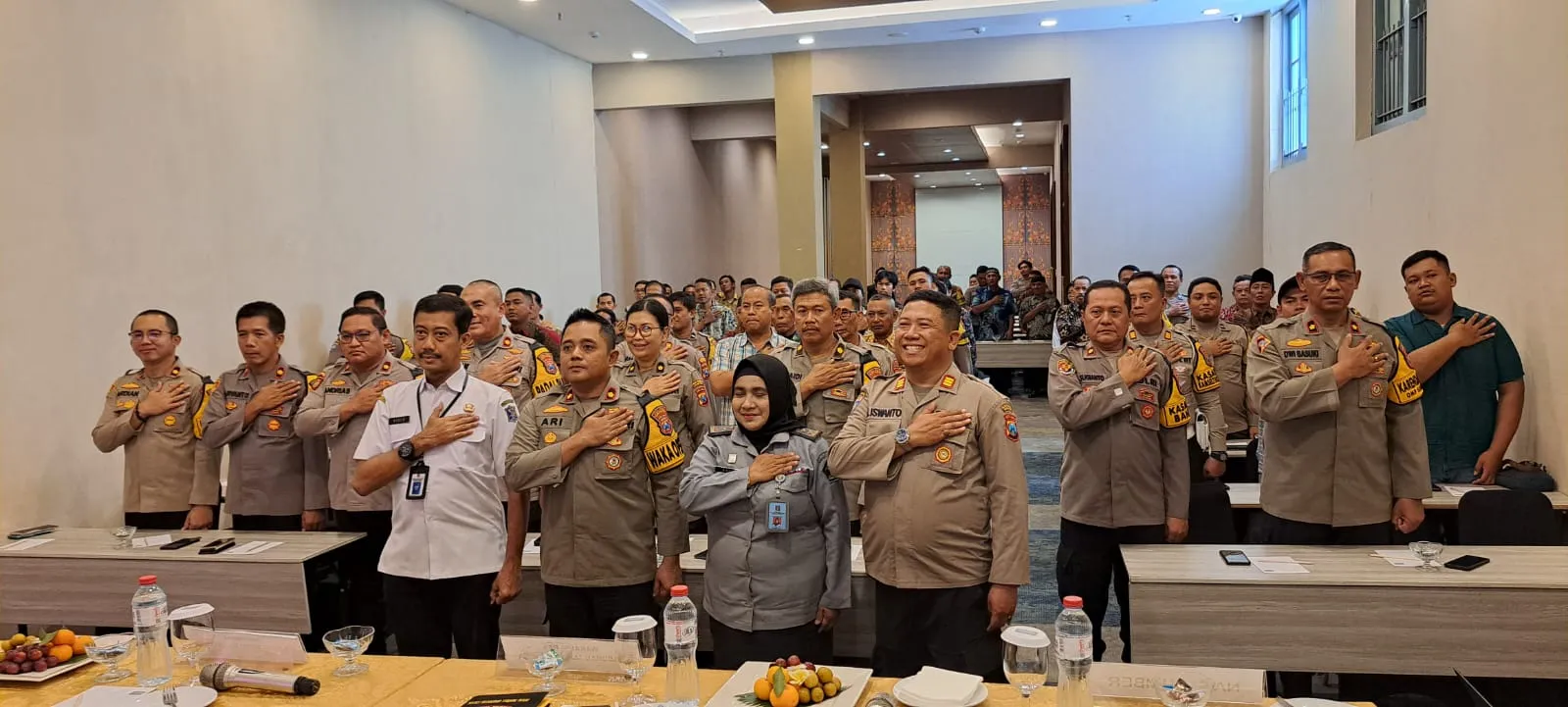 Polres Pelabuhan Tanjung Perak Gelar Pelatihan Peningkatan Kemampuan Kasatkamling