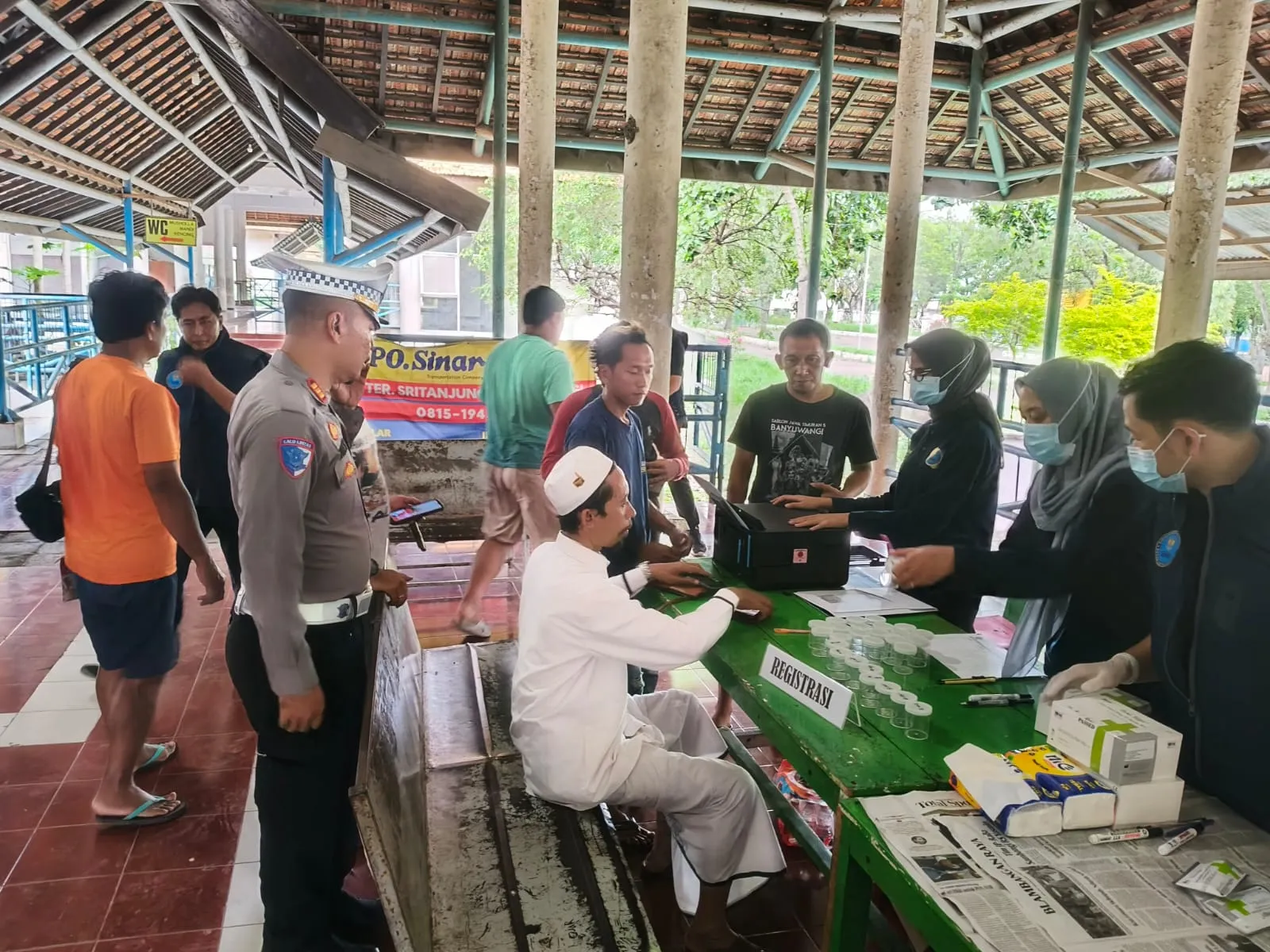 Operasi Lilin Semeru 2024 Polresta Banyuwangi Gelar Rikkes Gratis Bagi Pengemudi Angkutan Umum