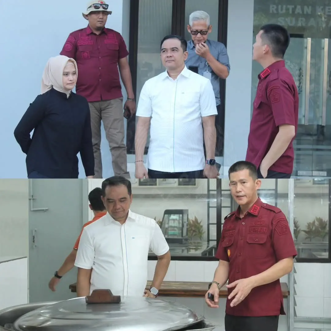 Direktur Sistem dan Strategi Penyelenggaraan Pemasyarakatan Tinjau Penataan Rutan Surabaya
