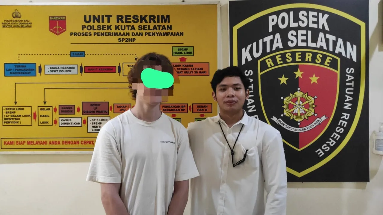 WNA Rusia Tersangka Pencurian Motor Dilimpahkan ke Kejaksaan Untuk Proses Persidangan