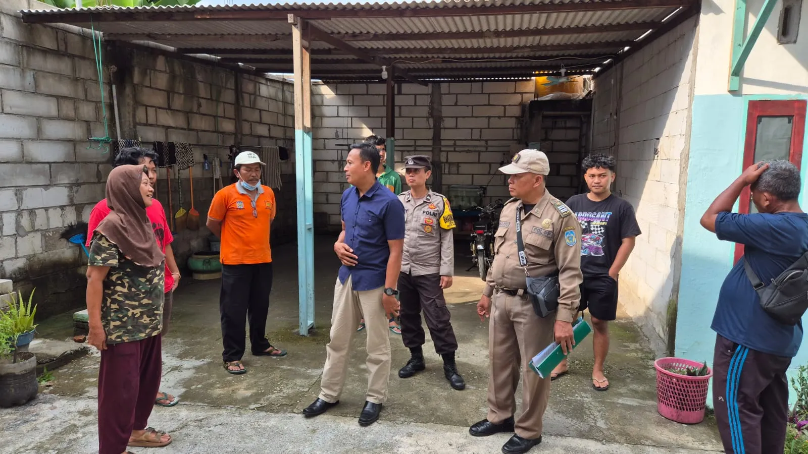 Polsek Kertosono Lakukan Pendampingan Pengecekan dan Pendataan Tempat Kos