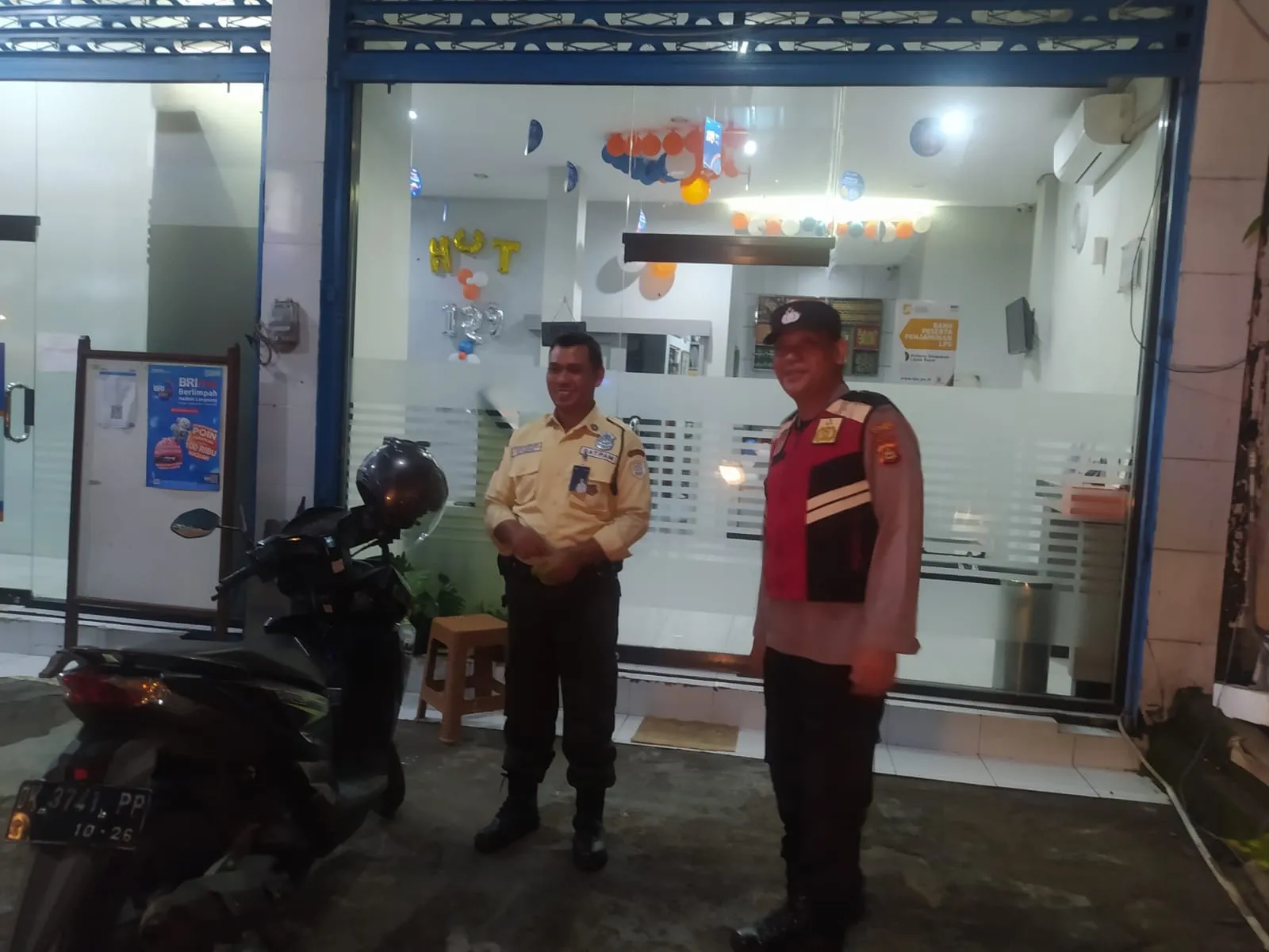 Anggota Polsek Susut Laksanakan Patroli di Malam Hari, Agar Situasi Kamtibmas di Wilkum Polsek Susut Tetap Kondusif