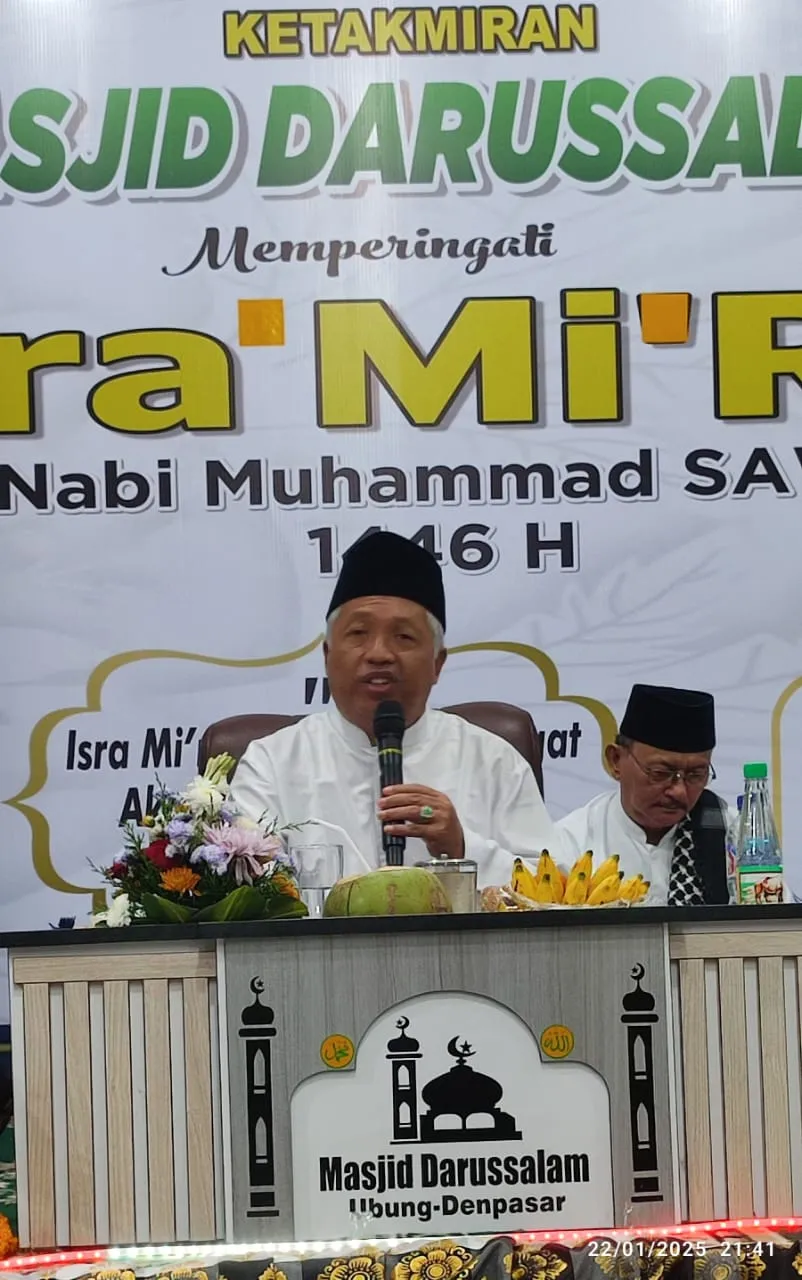 Ketakmiran Masjid Darussalam Peringati Isra' Mi'raj Nabi Muhammad SAW 1446 H,