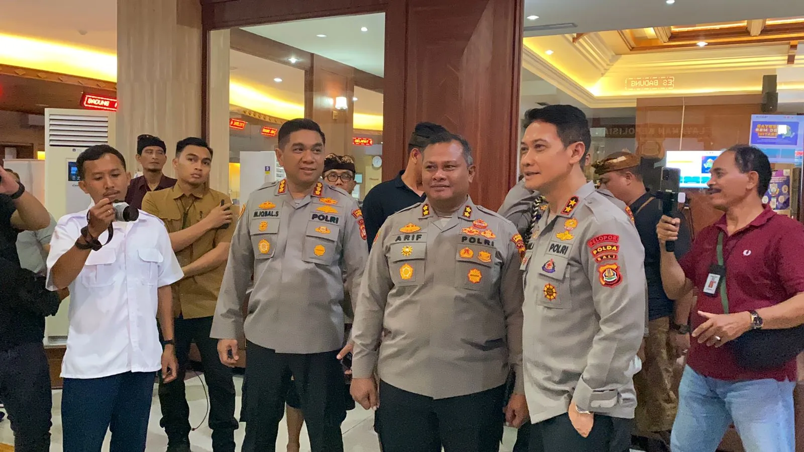 Kapolres Badung Hadiri Kunker Mendagri dan Menteri PKP di Mall Pelayanan Publik Kab. Badung
