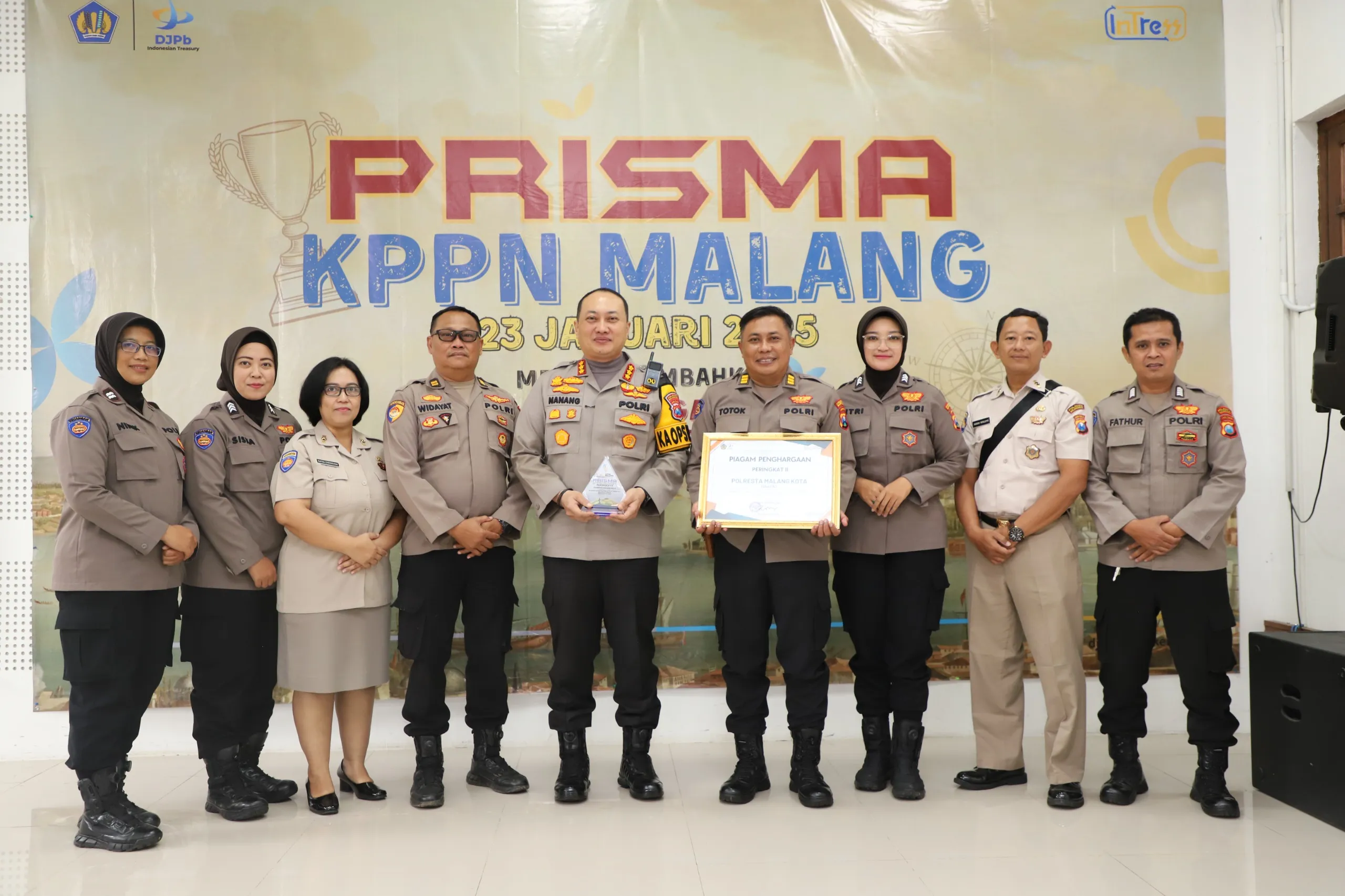 Raih Peringkat II Kinerja Satker Terbaik, Polresta Malang Kota Komitmen Tingkatkan Transparansi dan Pelayanan Publik