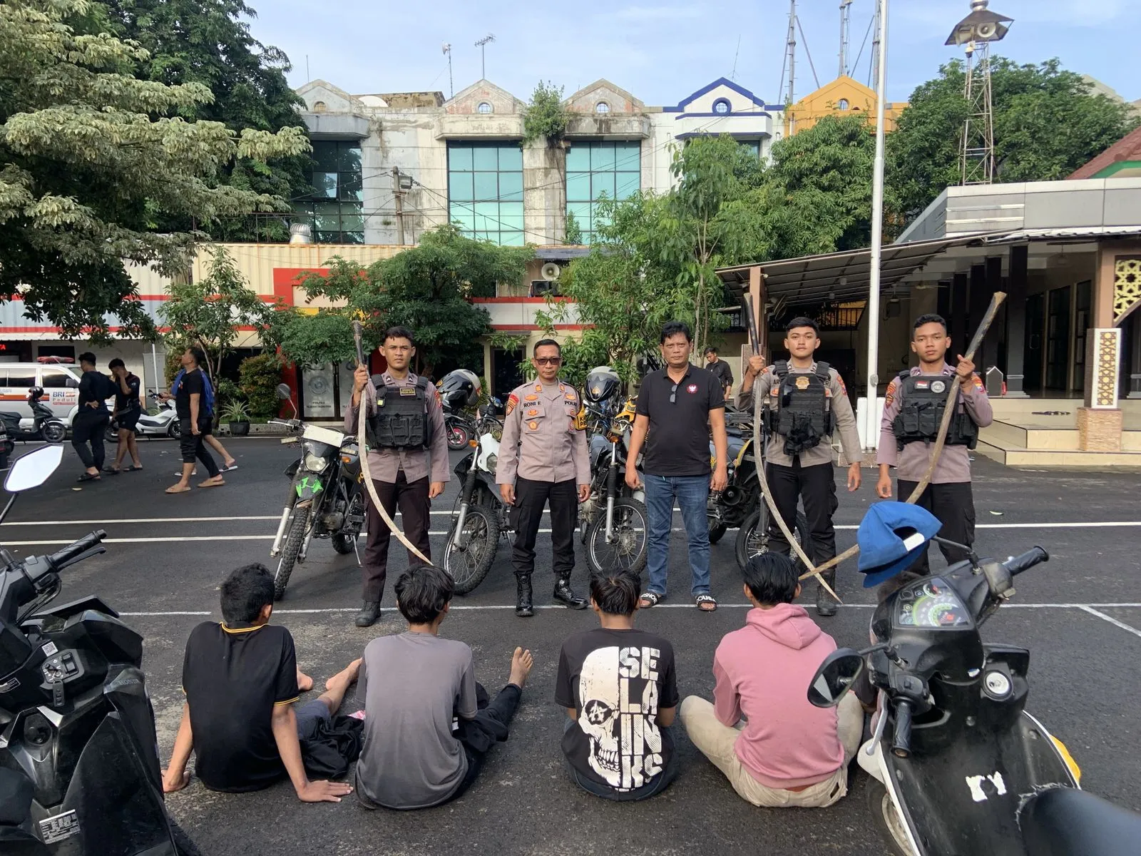 Polres Tanjung Perak Gagalkan Dua Kelompok Remaja Hendak Tawuran, Lima Remaja Diamankan