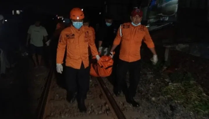 Seorang Wanita Meninggal Setelah Tertabrak Kereta Barang di Ngagelrejo, Kecamatan Wonokromo Surabaya