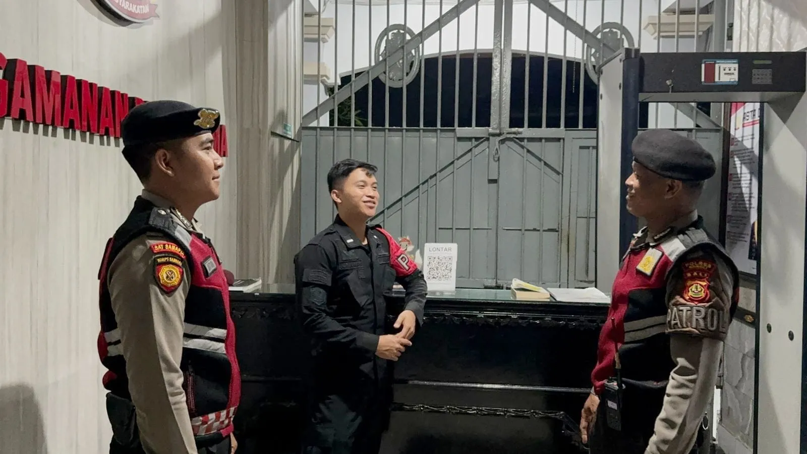 Ciptakan Situasi Tetap Kondusif Personil Sat Samapta Polres Bangli Tingkatkan penggelaran Blue Light di Malam Hari