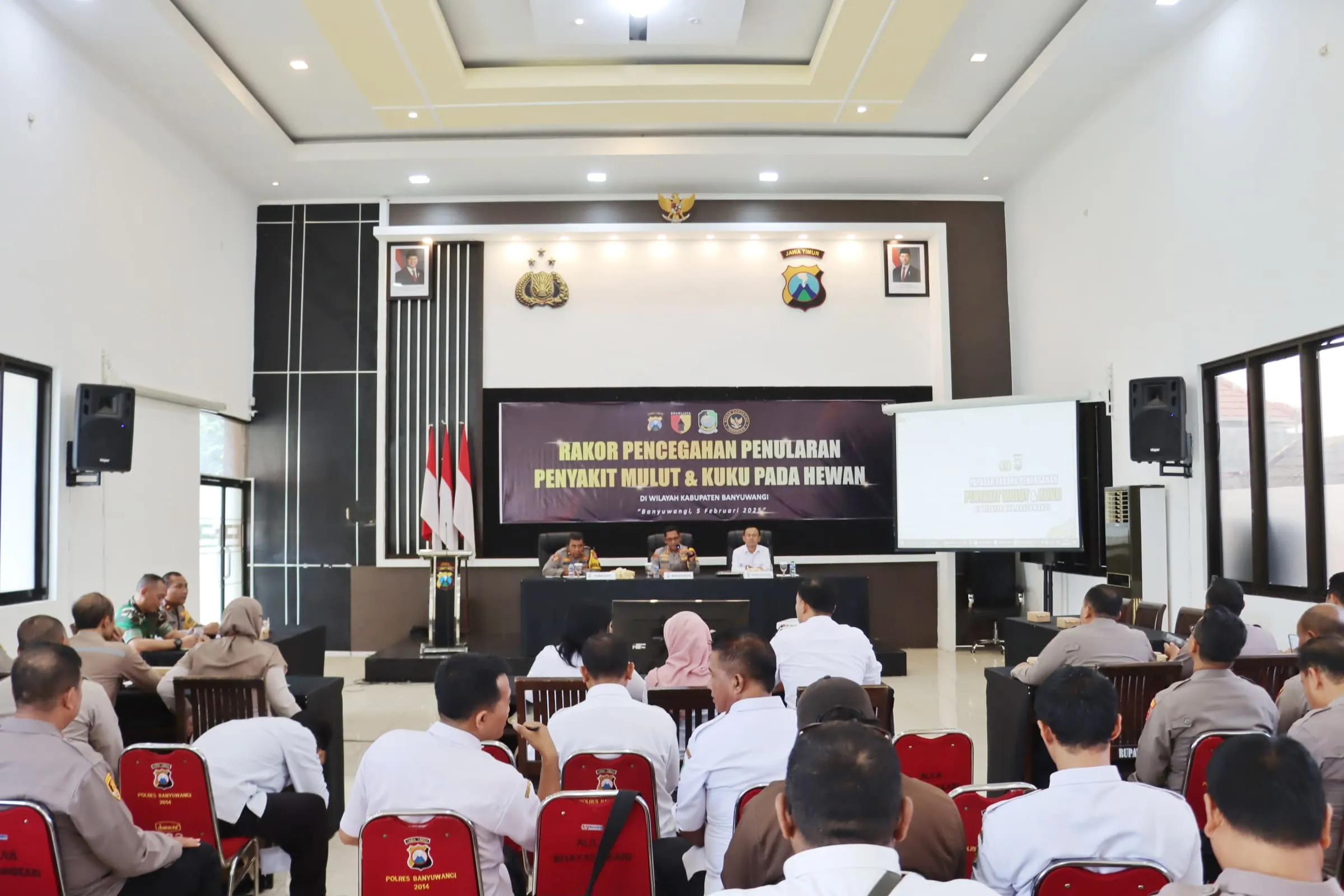 Polresta Banyuwangi dan Pemkab Bentuk Satgas Untuk Pencegahan PMK Jelang Ramadhan