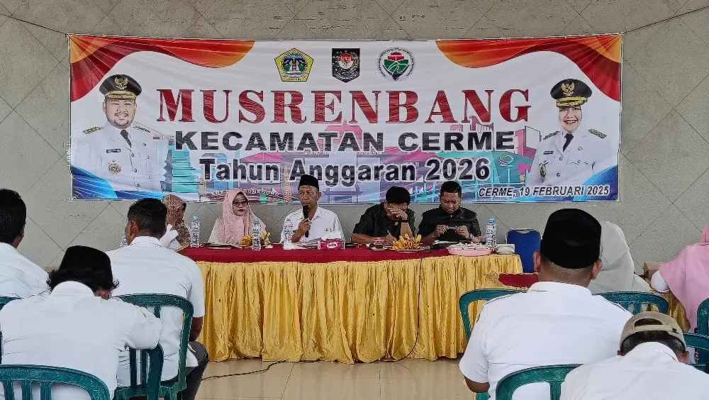 Dua Anggota DPRD Gresik Hadiri Musrenbang Kecamatan Cerme Tahun Anggaran 2026