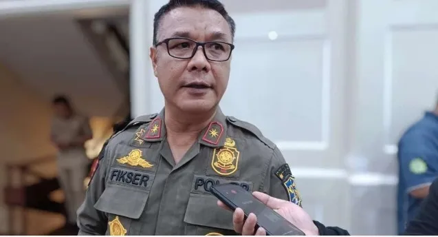 Satpol PP Surabaya Gencarkan Patroli Cegah Gangguan Trantibum di Bulan Ramadhan 2025.