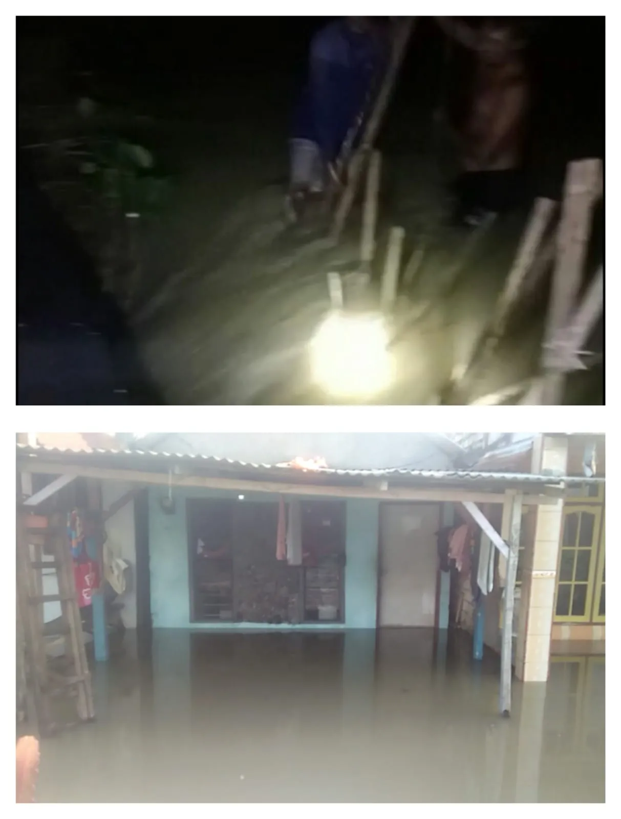 Akibat Jebolnya Tanggul Kali Lamong, Puluhan Rumah Di Desa Boboh Terendam Banjir