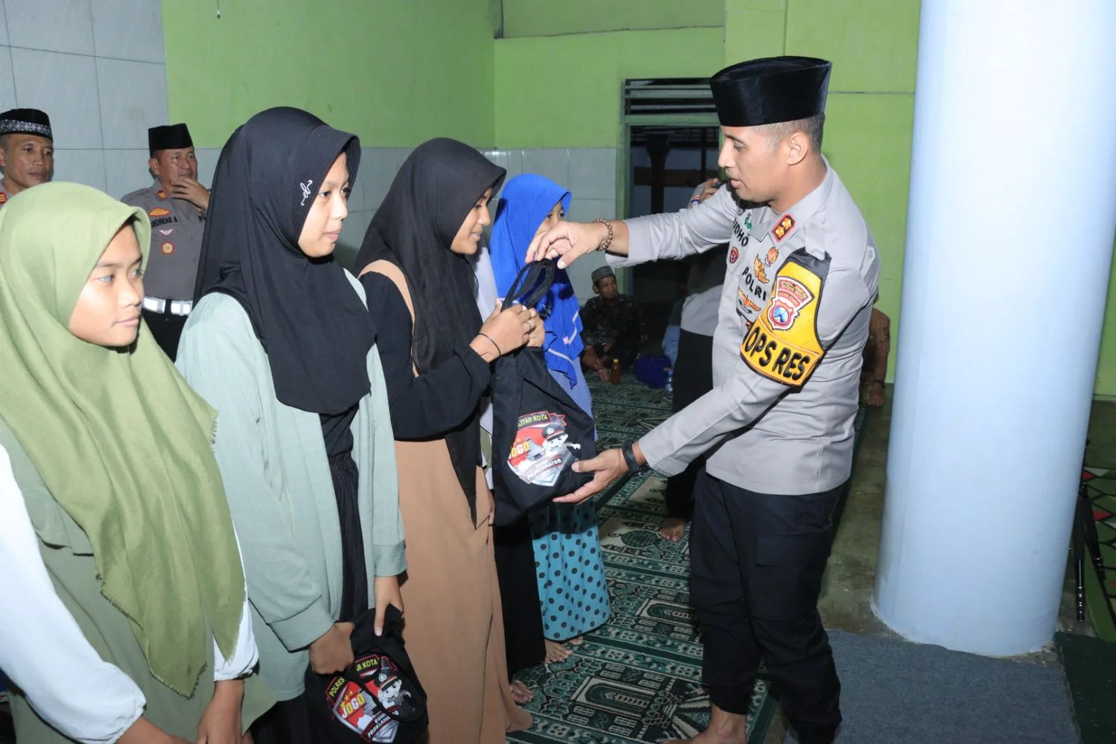 Polres Blitar Kota Sapa Santri, Bangun Kedekatan dengan Pondok Pesantren