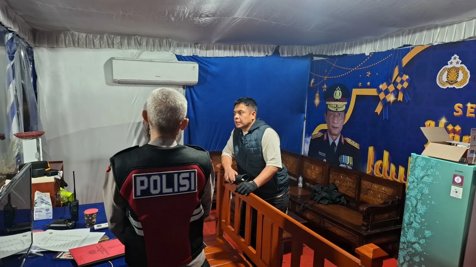 Jelang Arus Balik dan Lebaran Ketupat, Kapolres Bangkalan Tinjau Langsung Pos Pengamanan.