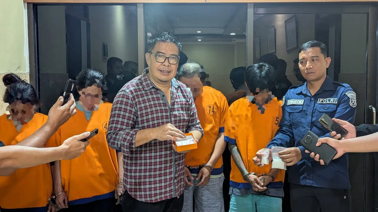 Polresta Banyuwangi Ungkap Peredaran Narkoba 4 Tersangka dan 29 Paket Sabu Diamankan