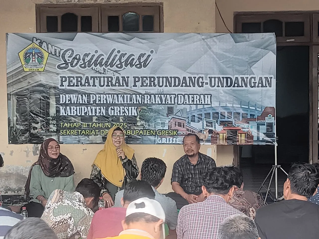 Anggota Dewan Gresik Fraksi Golkar, Hj Komsatun Gelar Sosper No. 7 Tahun 2021 Desa Wisata