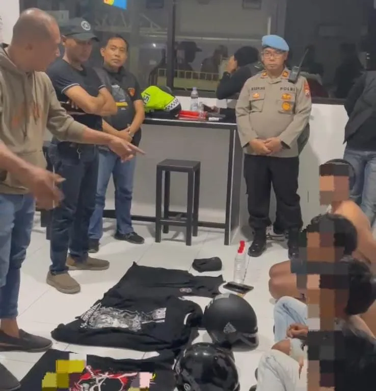 Polisi Amankan Lima Pesilat Asal Tulungagung yang Ganggu Kamtibmas di Blitar