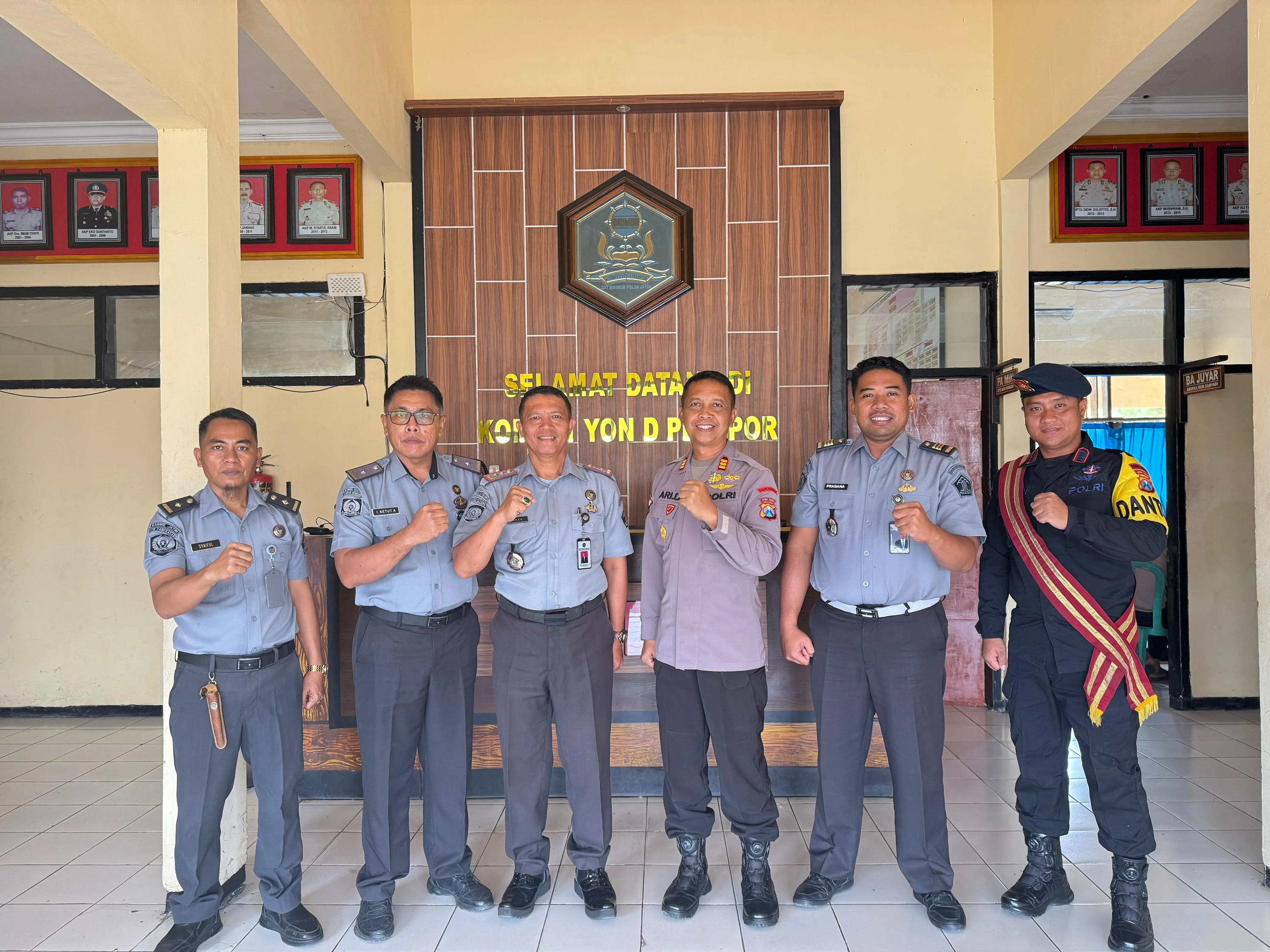Komitmen Perangi HALINAR, Kalapas Narkotika Pamekasan Ajak Polres dan Brimob Bersinergi