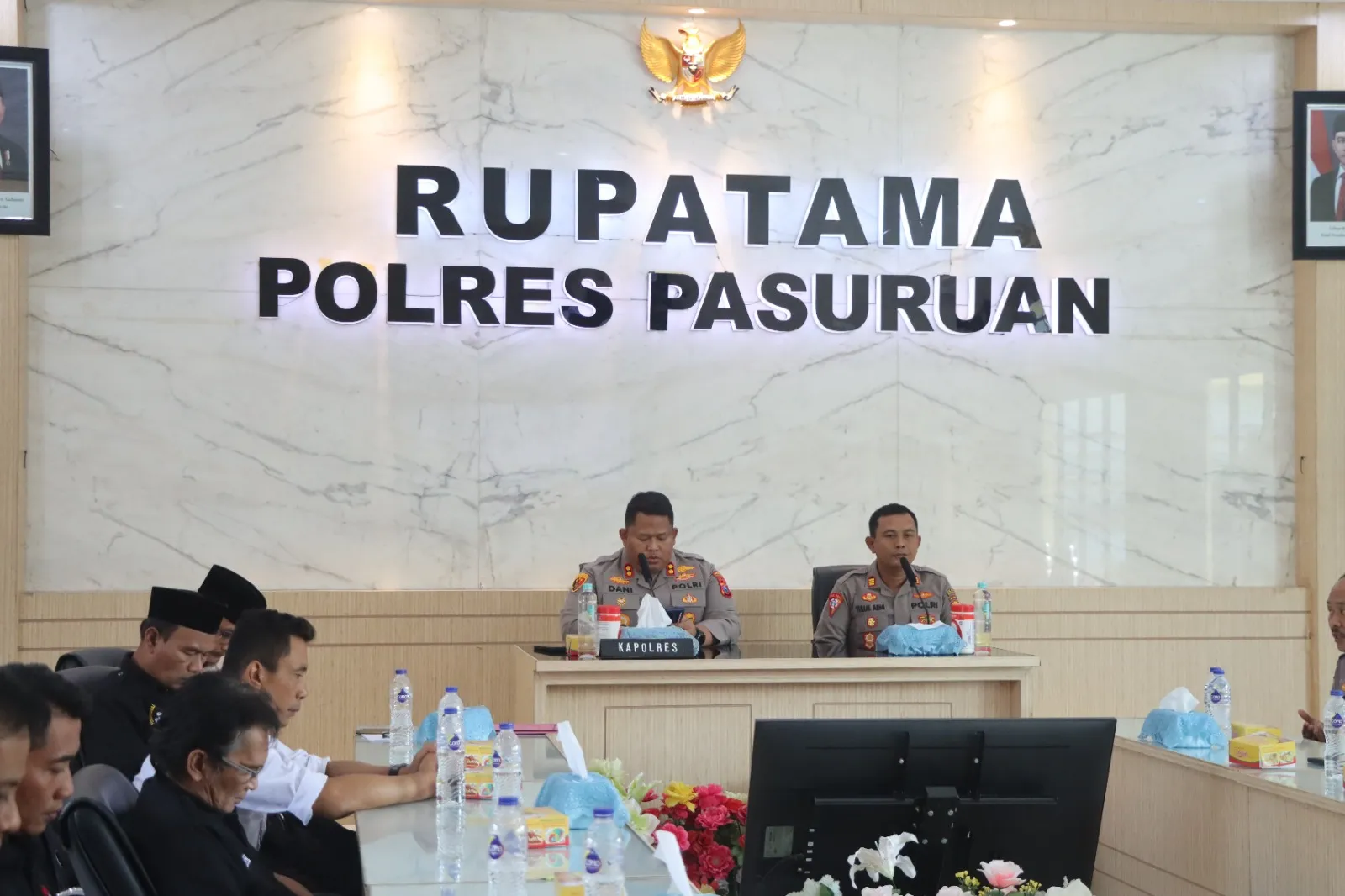 Polres Pasuruan Tegaskan Komitmen Jaga Kamtibmas Lewat Silaturahmi Bersama Perguruan Silat se-Jatim