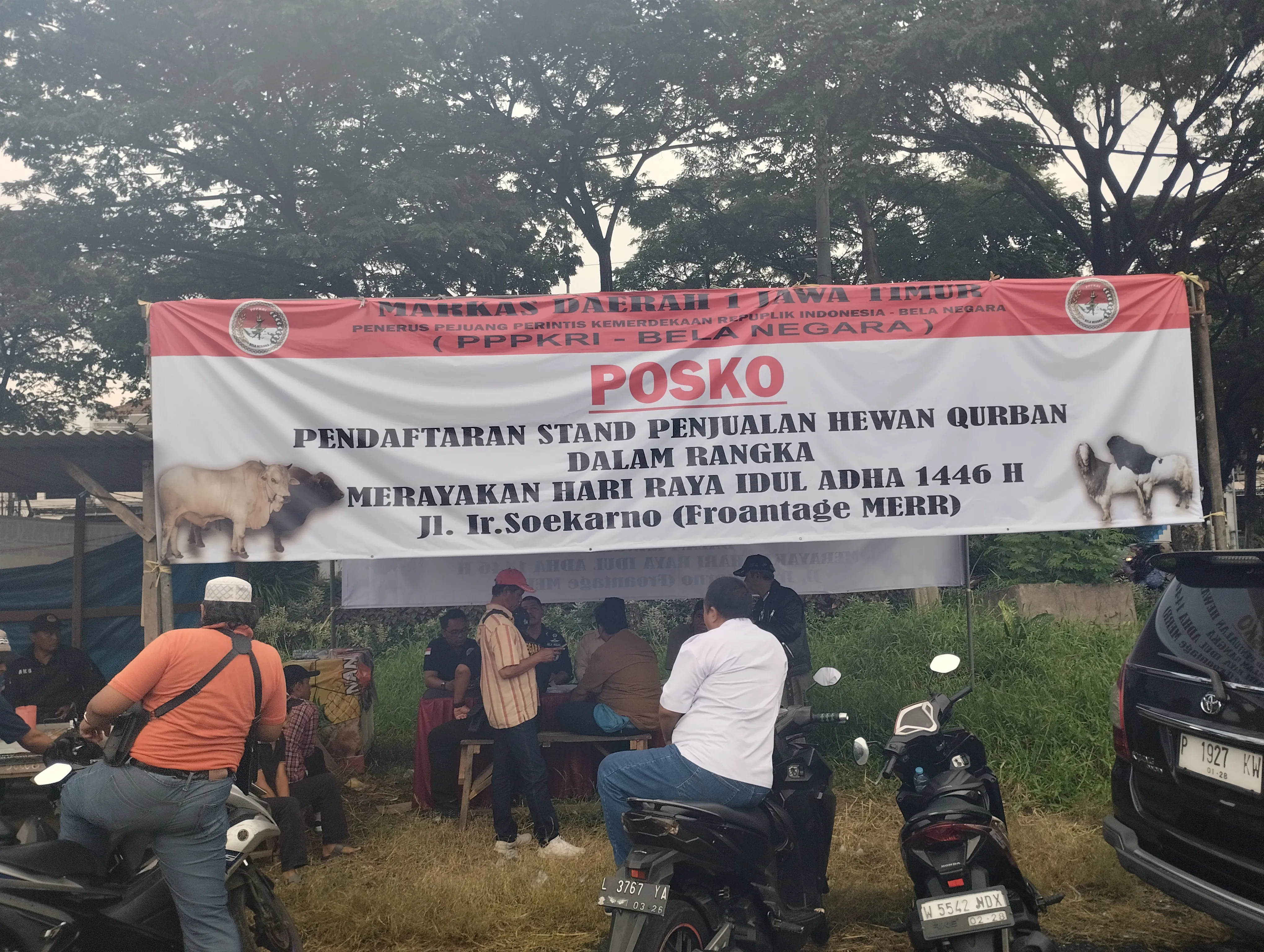 Lembaga Bela Negara PPPKRI Gelar Buka Posko Pendaftaran Stan Jual Hewan Qurban.