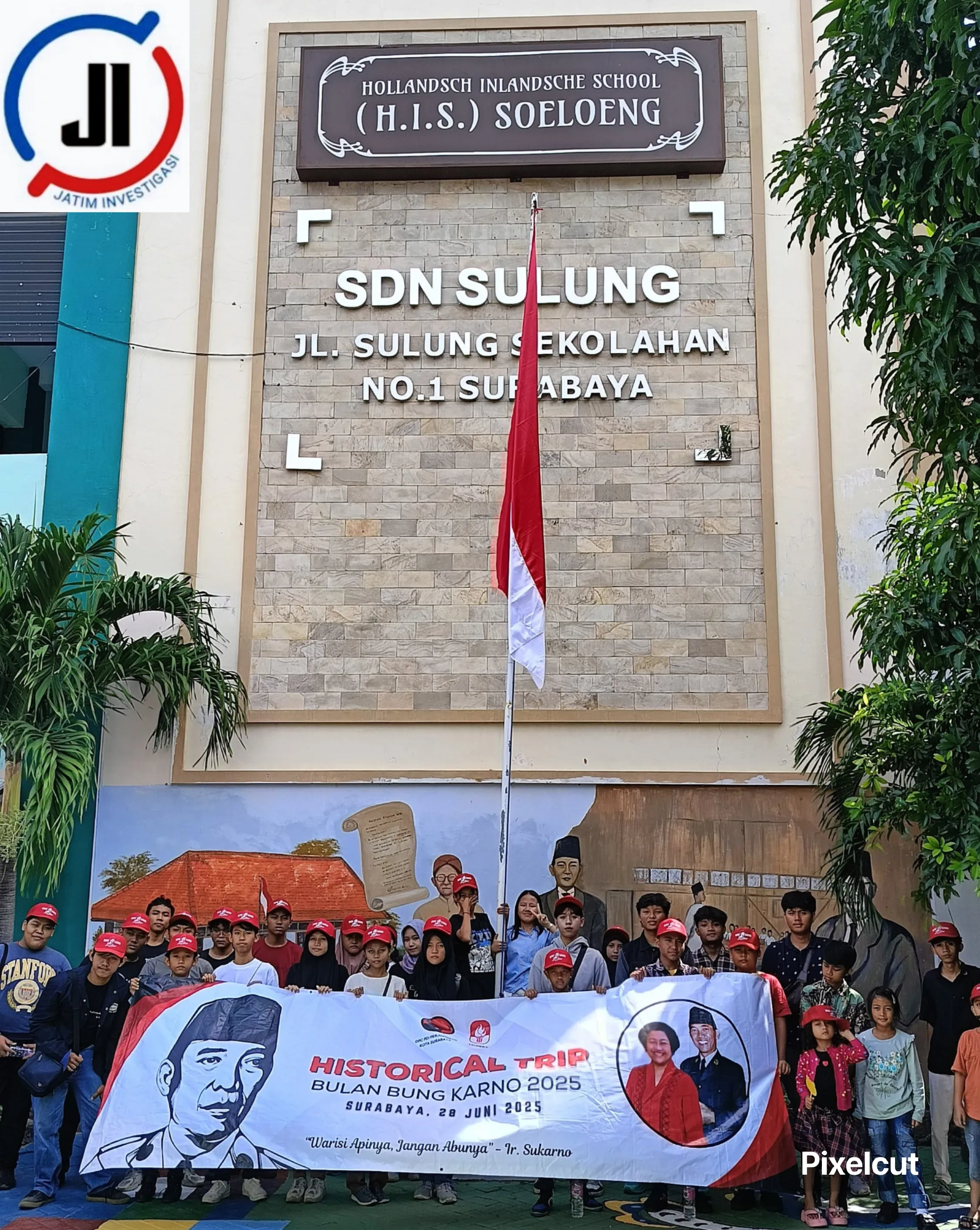 Antusias Tinggi, DPC PDI Perjuangan dan TMP Surabaya Kembali Gelar Soekarno Trip untuk Gelorakan Bung Karno Arek Suroboyo