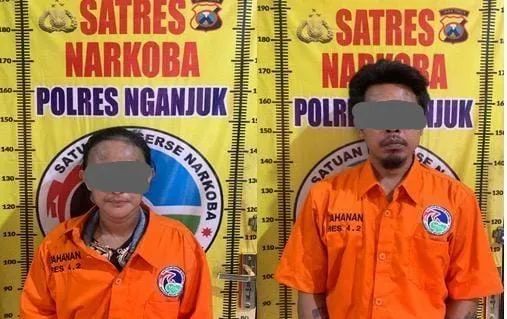 Sepasang Pengedar Sabu Ditangkap di Tanjunganom, Polisi Amankan 1,77 Gram Barang Bukti