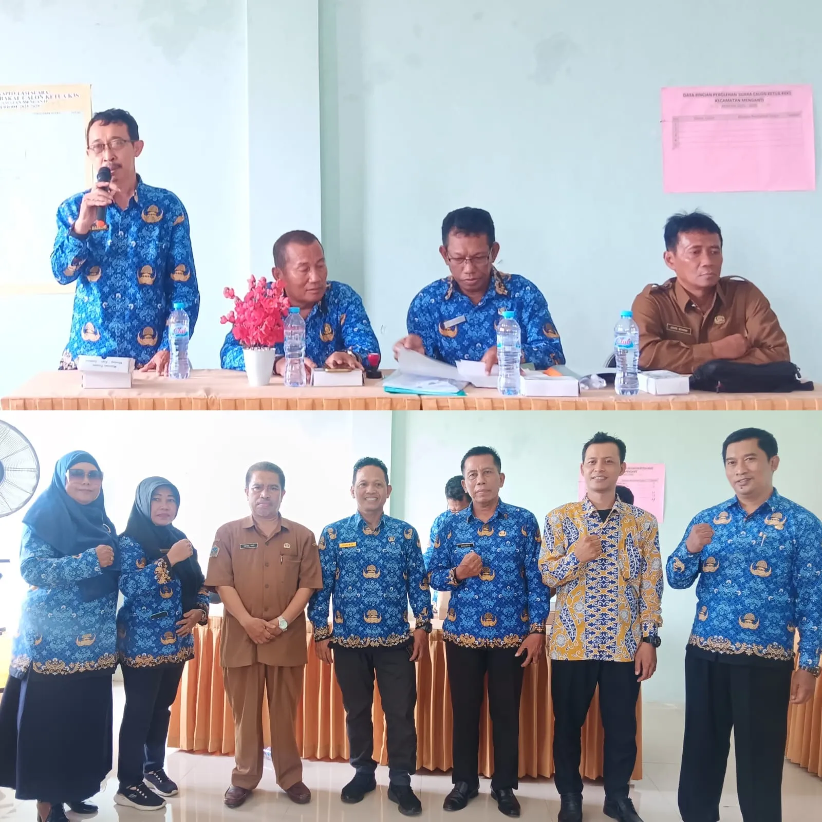 Pemilihan Ketua K3S SD Se-Kecamatan Menganti Berlangsung Demokratis dan Kondusif.
