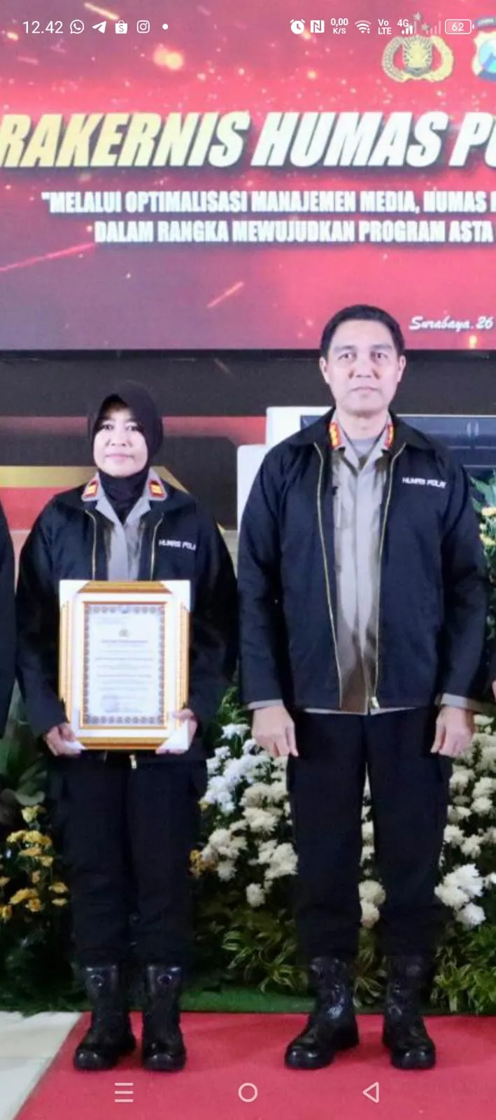 Perkuat Kepercayaan Publik, Sihumas Polres Bangkalan Raih Penghargaan dari Bidhumas Polda Jatim