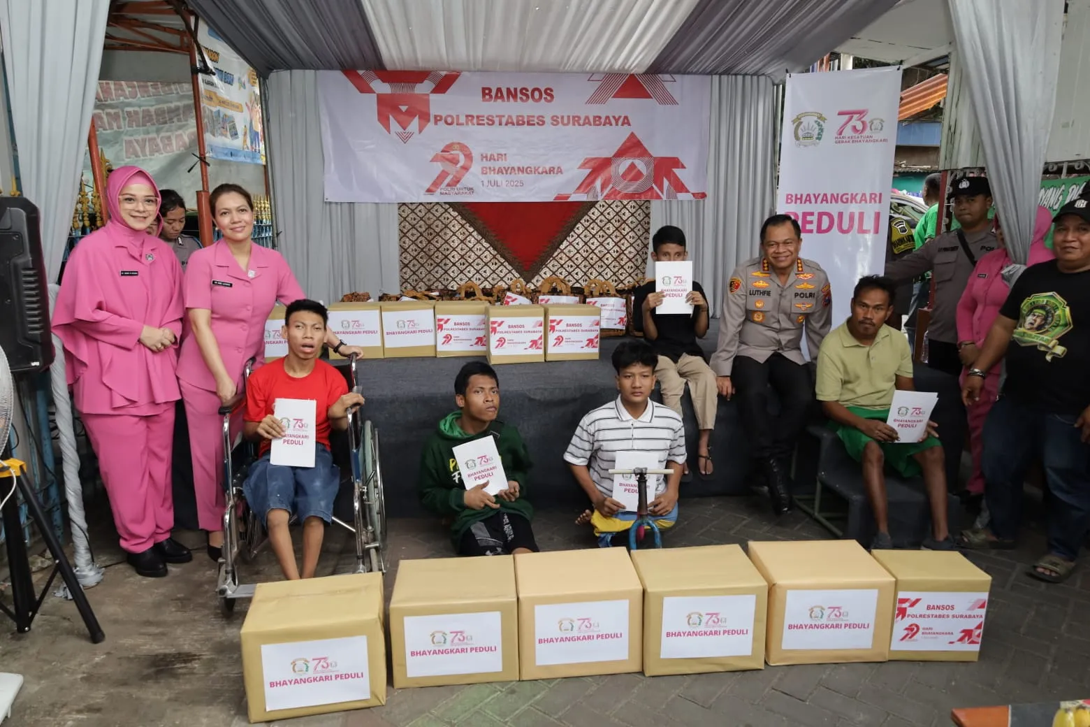 Momen Hari Bhayangkara ke-79 Dimaknai sebagai Ajang Kepedulian dan Kolaborasi Sosial Bersama Bhayangkari
