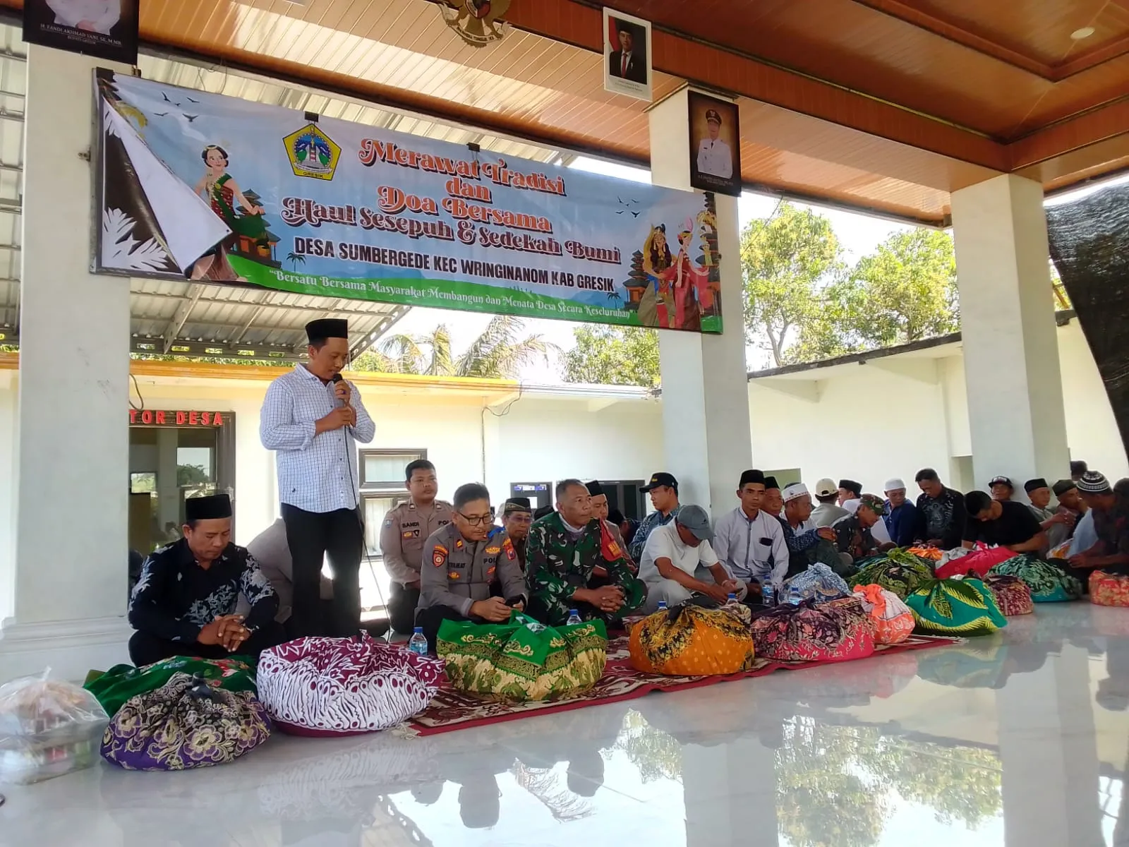 Penuh Kebersamaan Dan Rasa Syukur, Sumber Gede Gelar Ludruk Memperingati Sedekah Bumi.
