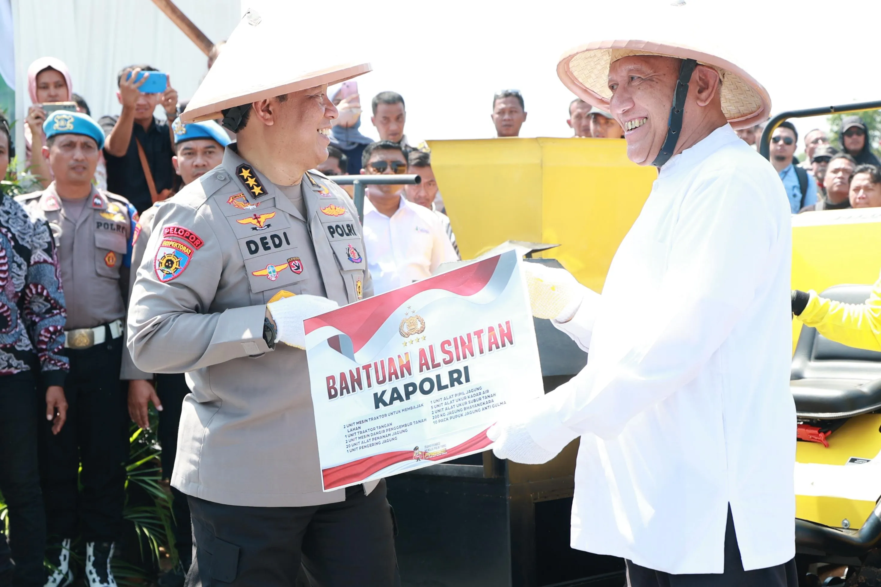 Penanaman Jagung Bersinergi Dengan Ponpes, Bukti Nyata Seluruh Komponen Bangsa Wujudkan Swasembada Pangan