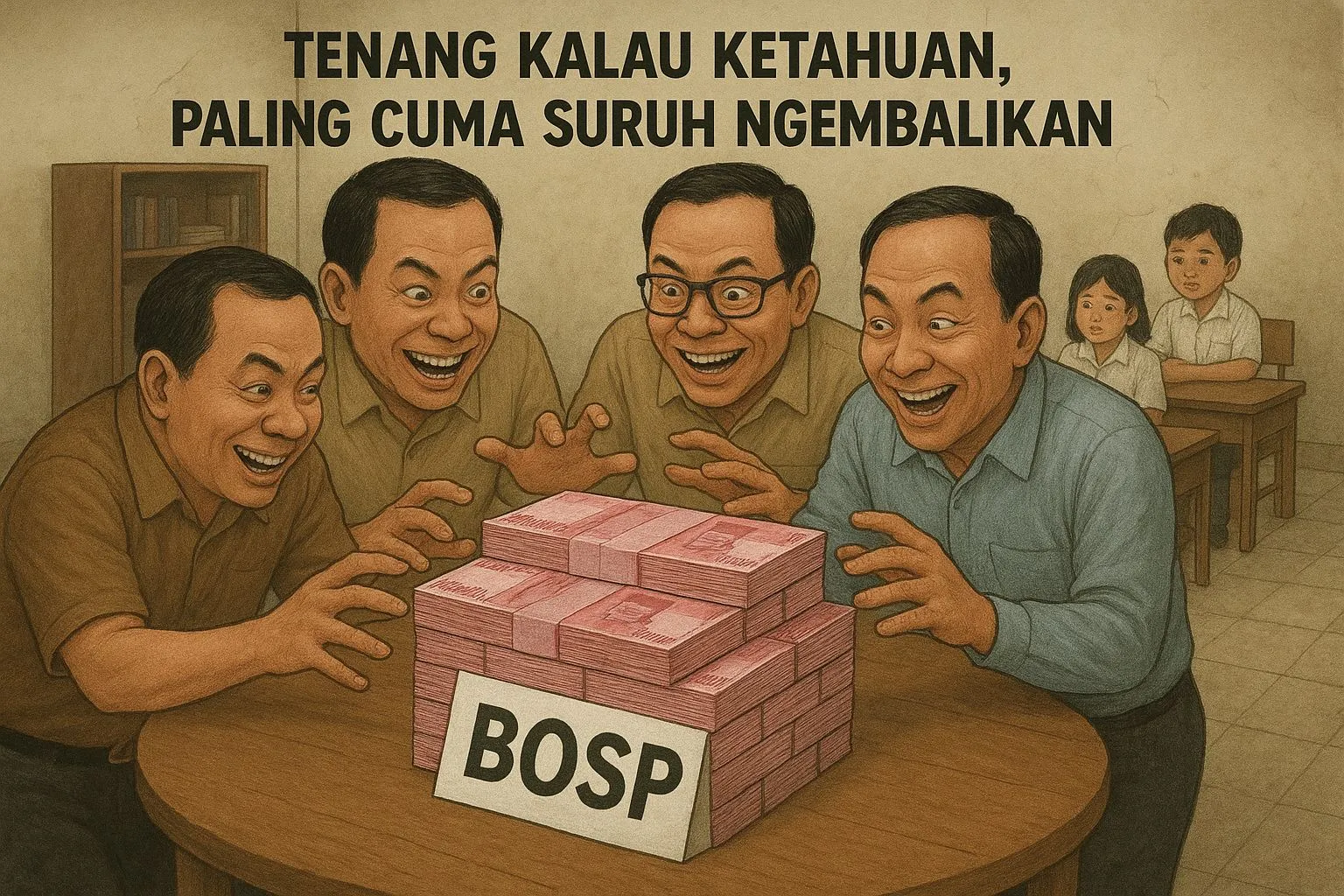 Sanksi Pengembalian Kerugian Negara Tidak Cukup: Pelaku Penyelewengan BOSP Wajib Diberikan Sanksi Berat