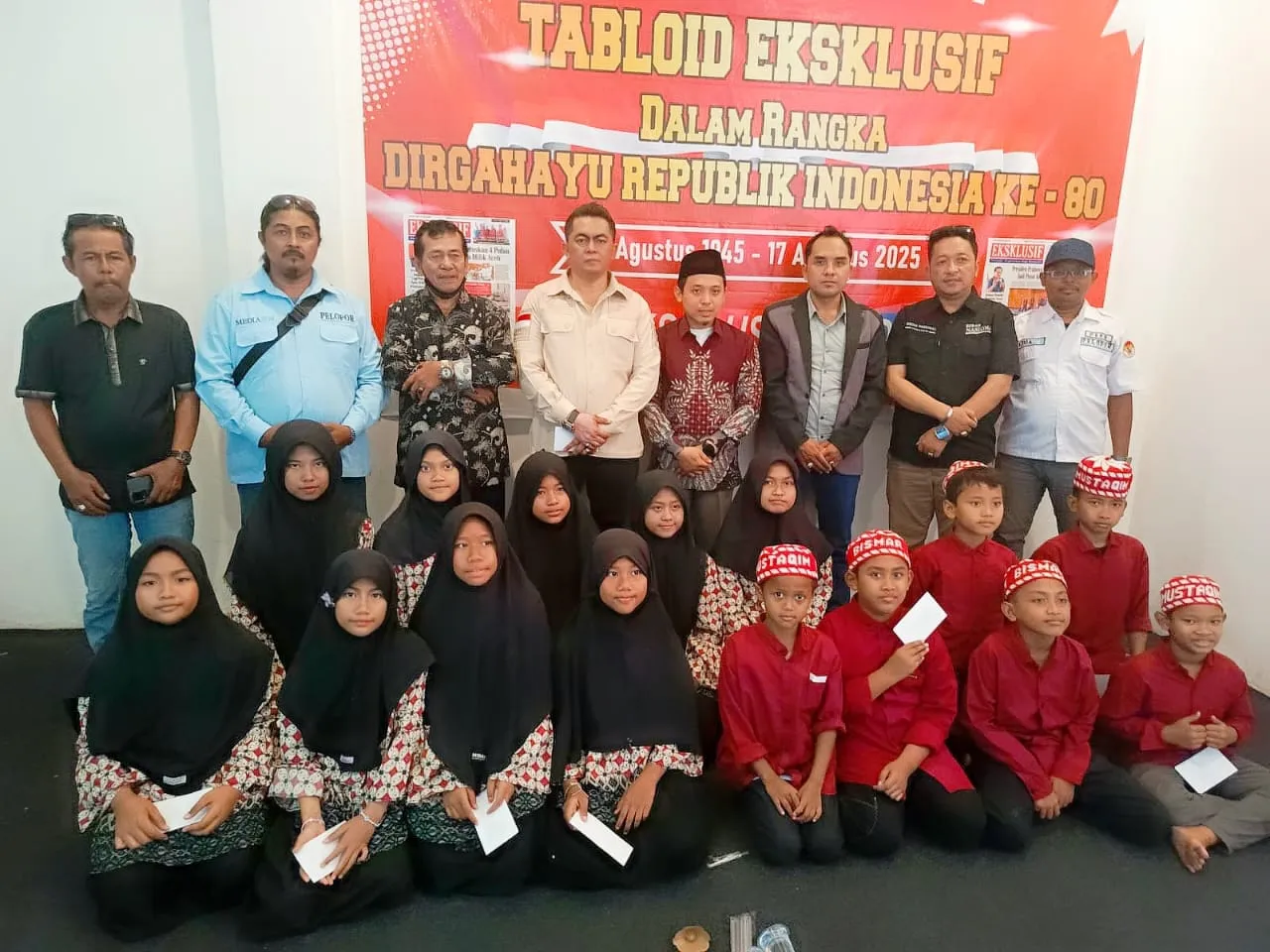 Dirgahayu HUT ke - 80 Media Tabloid Eksklusif.Co.id, Gelar Tasyakuran dan Santunan Anak Yatim