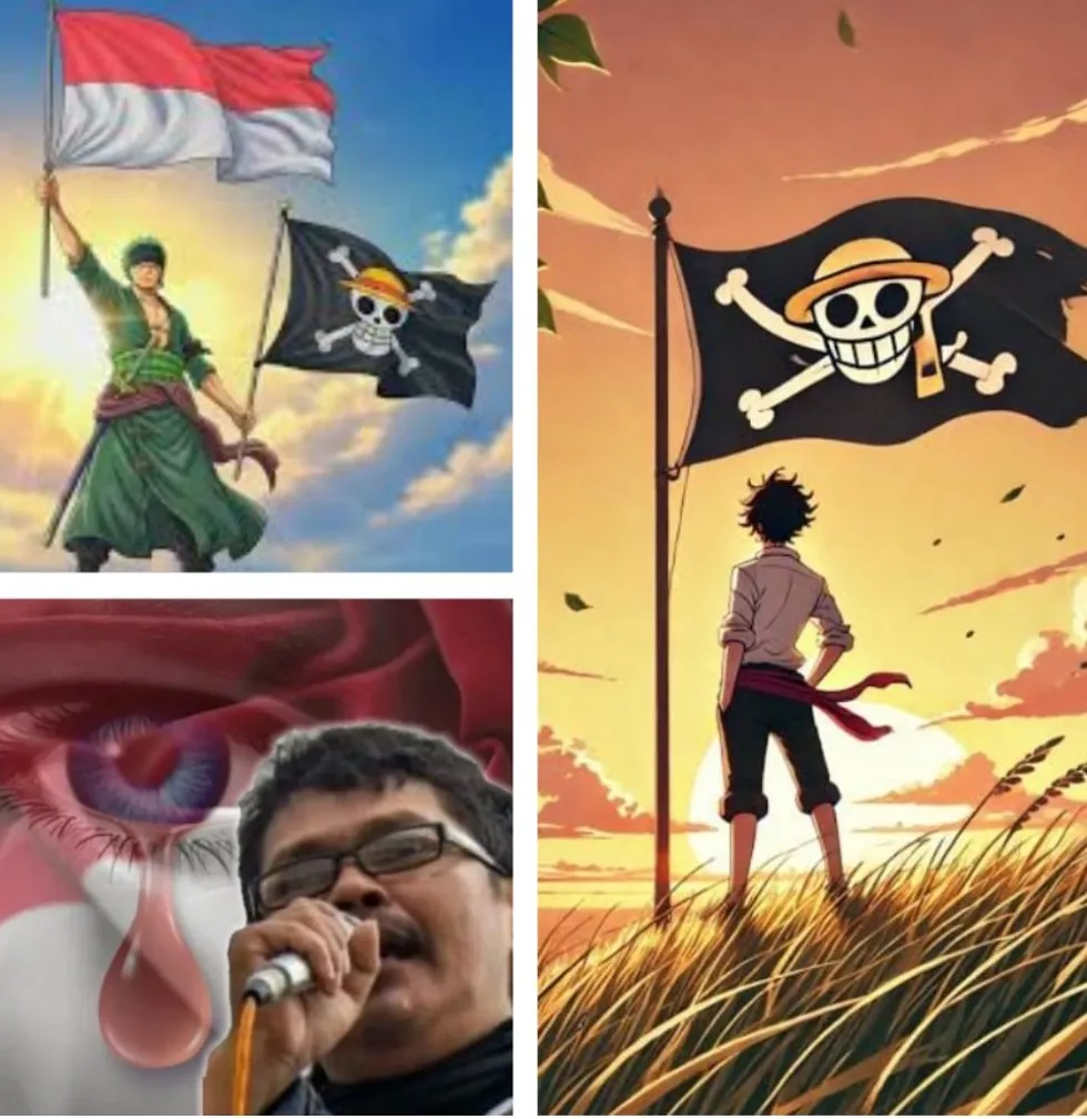 Pengibaran Bendera One Piece Bukan Penghinaan Melainkan Ekspresi Protes Rakyat