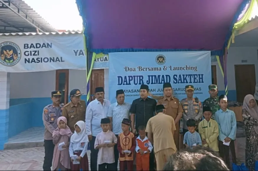 Wabup Sampang Resmikan Dapur Jimad Sakteh, Program MBG Sentuh 2.640 Siswa