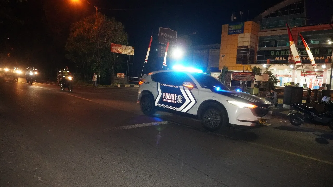 Patroli Skala Besar TNI-Polri Digelar, Polres Bangkalan : Bentuk Komitmen Beri Rasa Aman dan Nyaman ke Masyarakat