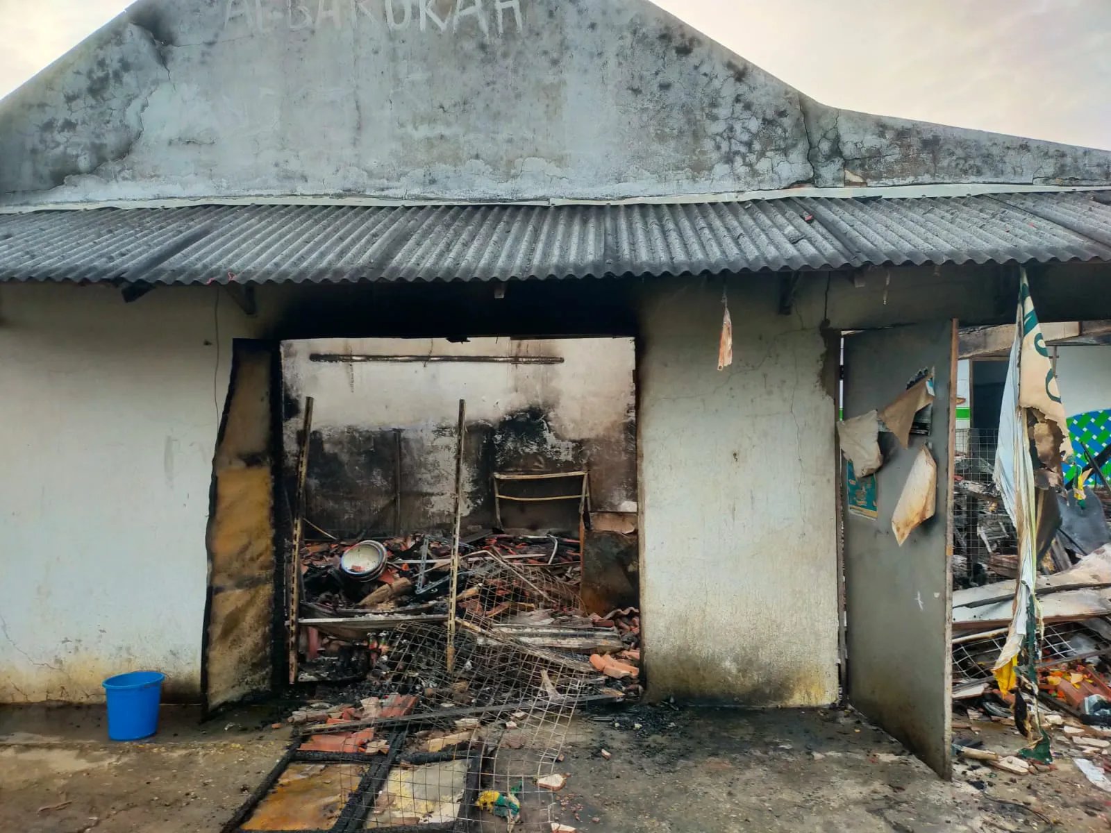 Kebakaran Hanguskan Toko di Geger, Kasihumas Polres Bangkalan Beberkan Kronologinya