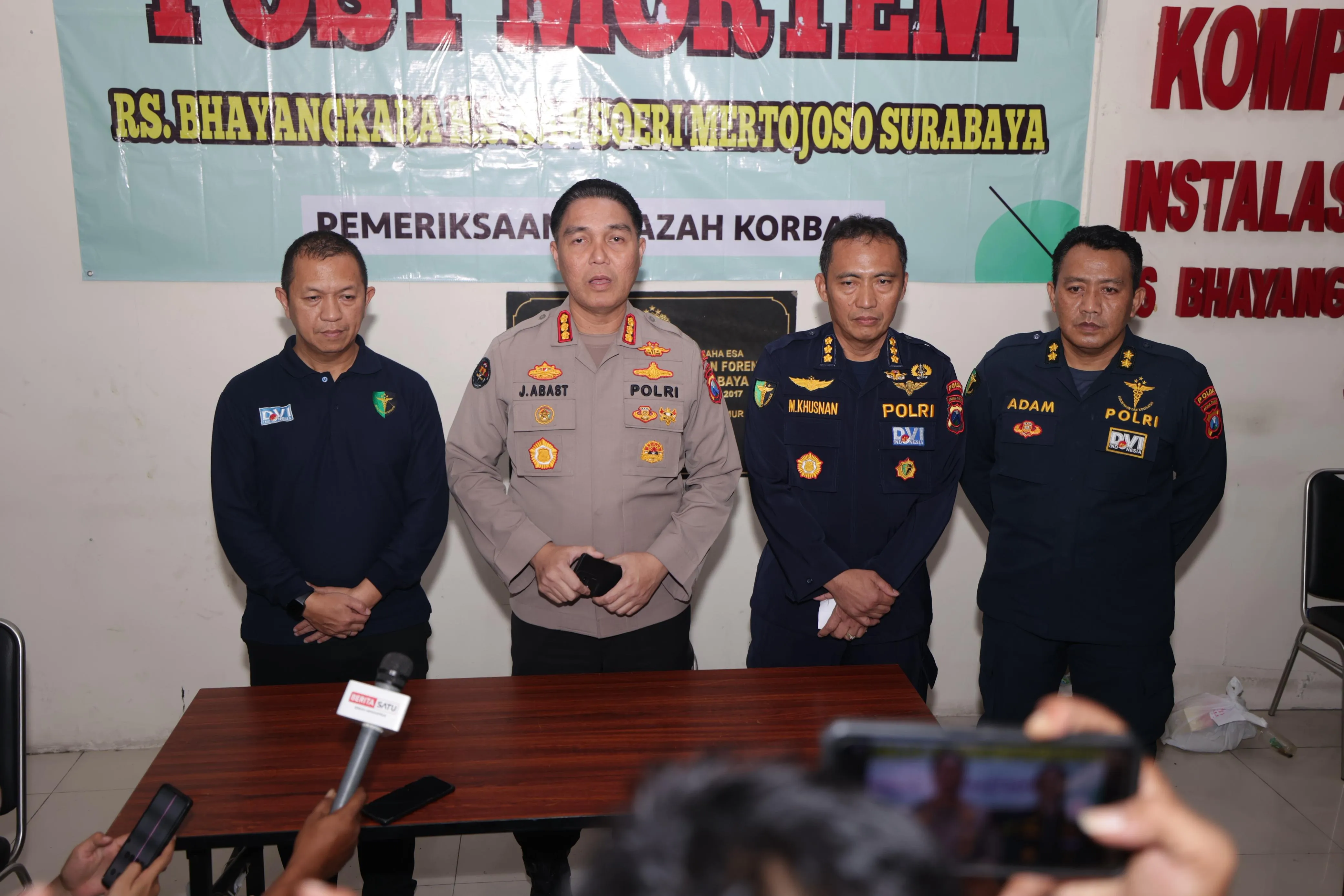 Polda Jatim Sampaikan Perkembangan Identifikasi Korban Robohnya Ponpes Al-Khoziny Sidoarjo