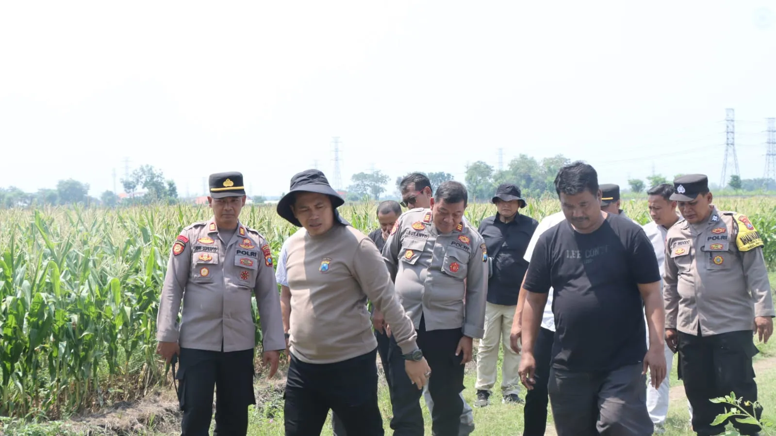 Polres Nganjuk Dorong Ketahanan Pangan Lewat Program “Desa Tangguh Pangan