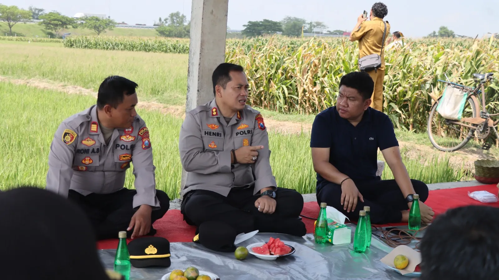 Kapolres Nganjuk Jalin Sinergi dengan Forkopimcam dan Kades se-Kecamatan Baron untuk Perkuat Harkamtibmas dan “Desa Tangguh Pangan”