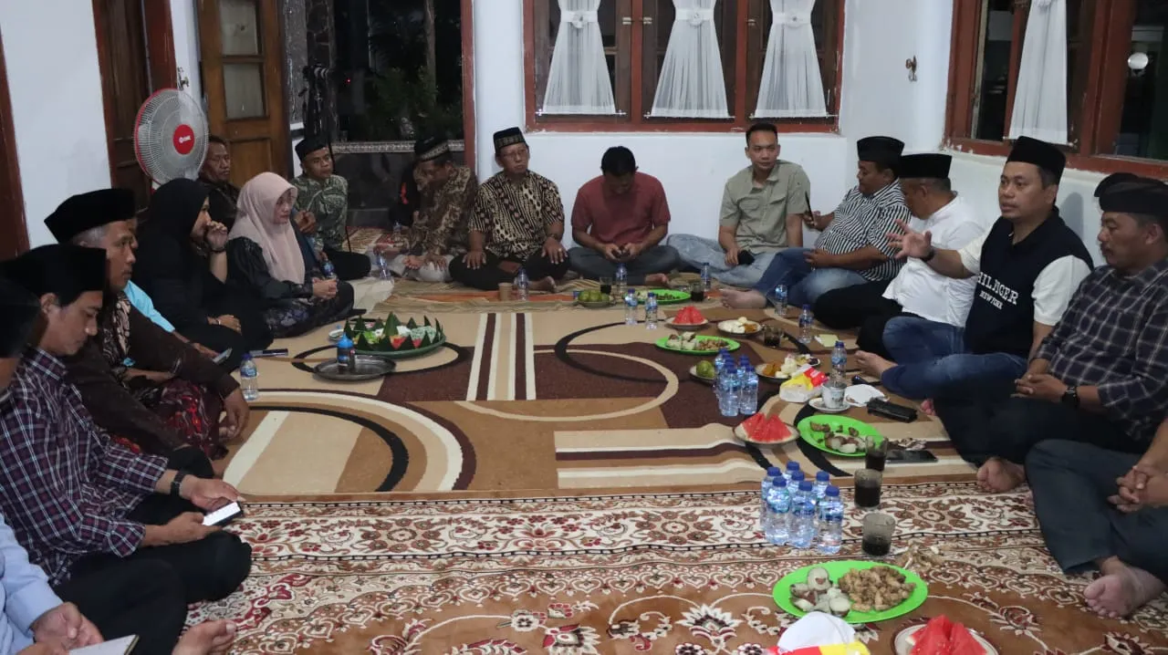 Kapolres Nganjuk Perkuat Sitkamtibmas Dengan Silaturahmi Forkopimcam dan Kades se-Kecamatan Loceret