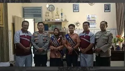 Satbinmas Polres Nganjuk Gelar Cooling System Bersama Duta Kamtibmas MAN 2 Nganjuk