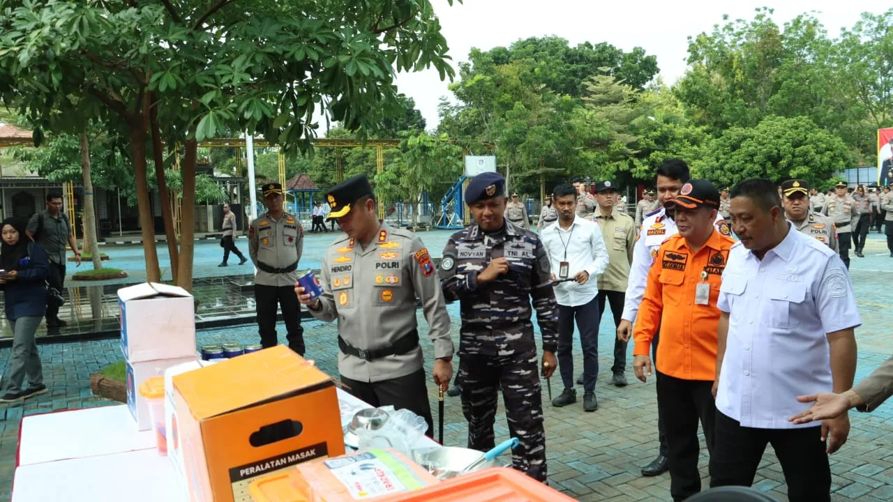 Apel Siaga Bencana, Polres Bangkalan Pastikan Kesiapan Personel dan Sarpras