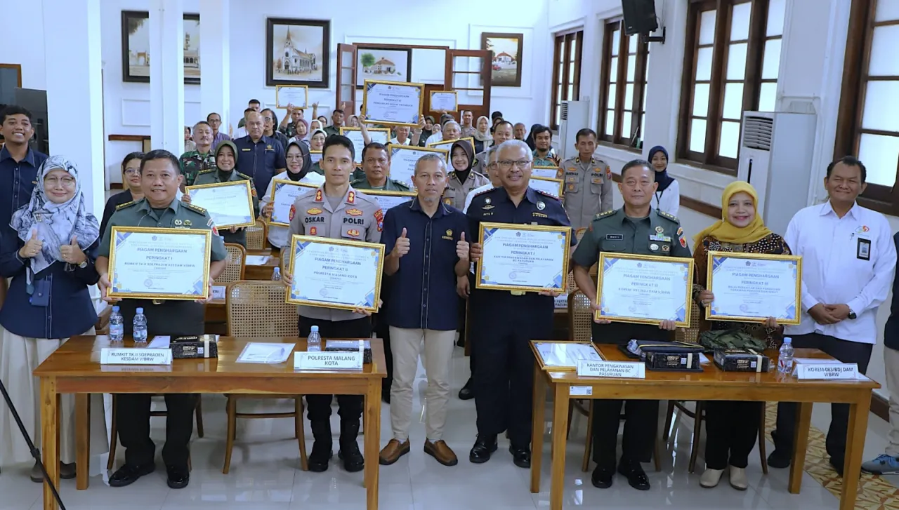 Polresta Malang Kota Kembali Raih Penghargaan Penyerapan Anggaran Terbaik Triwulan III 2025 KPPN Malang